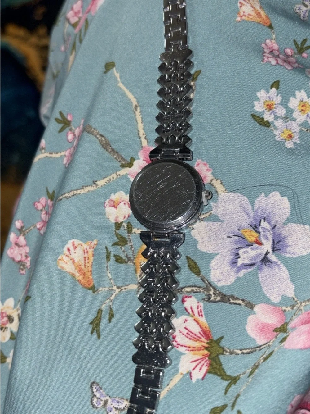 Silver Crystal Women's Bracelet Watch - Elegant Roman Dial